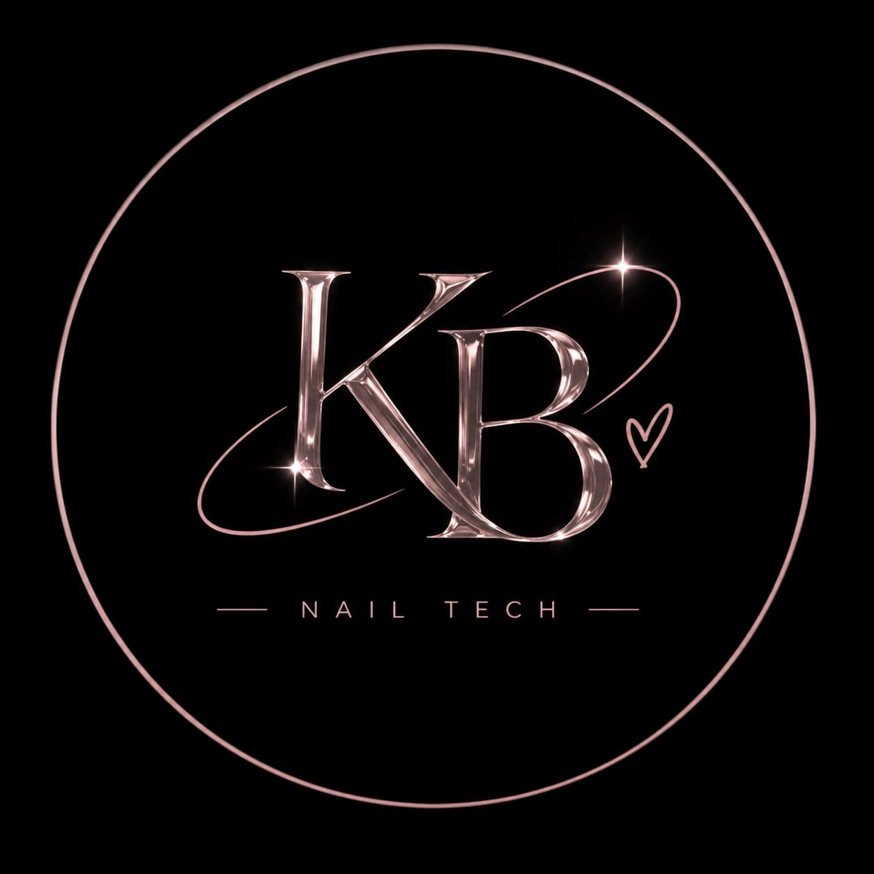 Logo monogramme KB Nail Tech